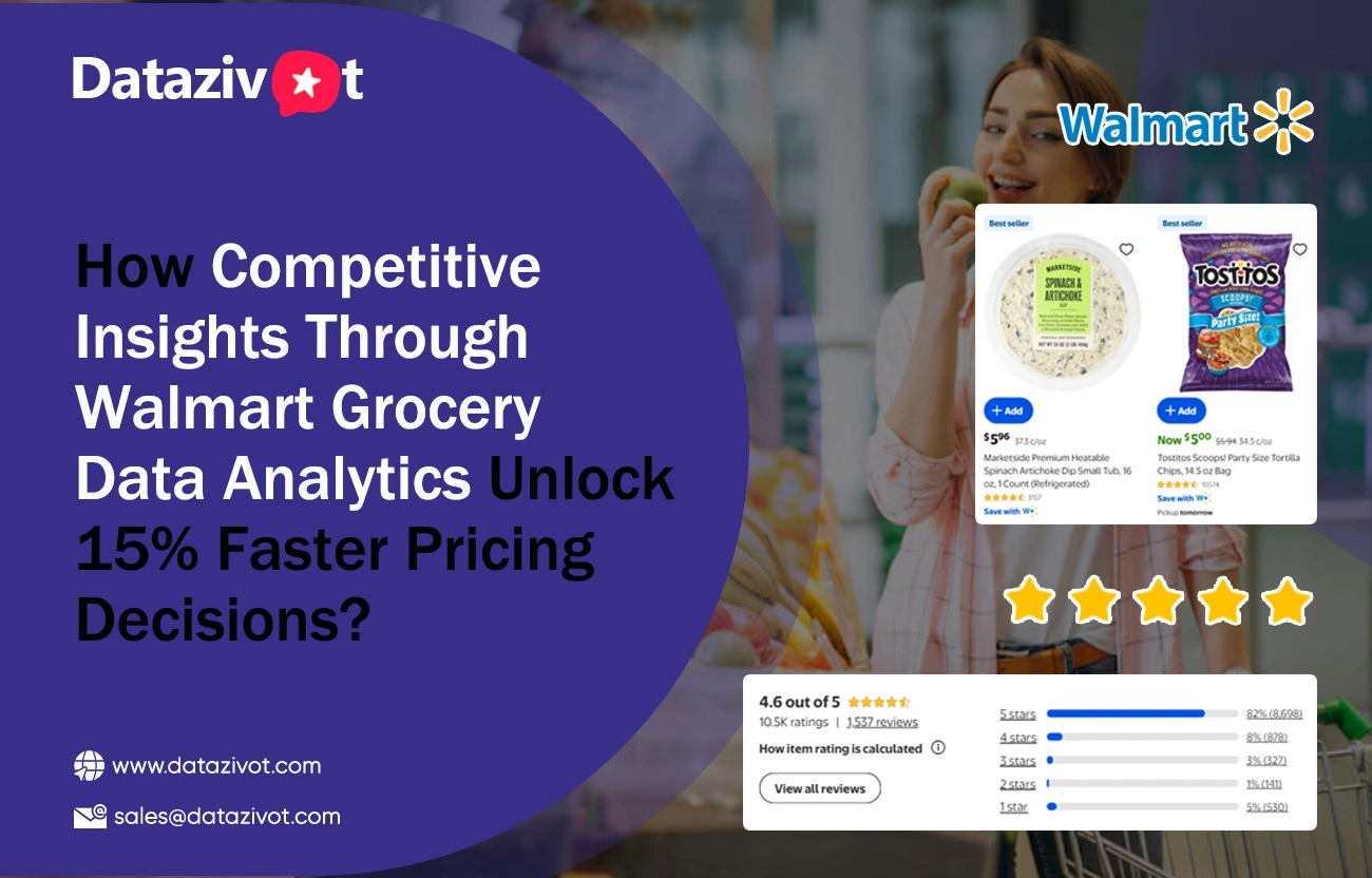 How Competitive Insights Through Walmart Grocery Data Analytics Unlock 15% Faster Pricing Decisions?

