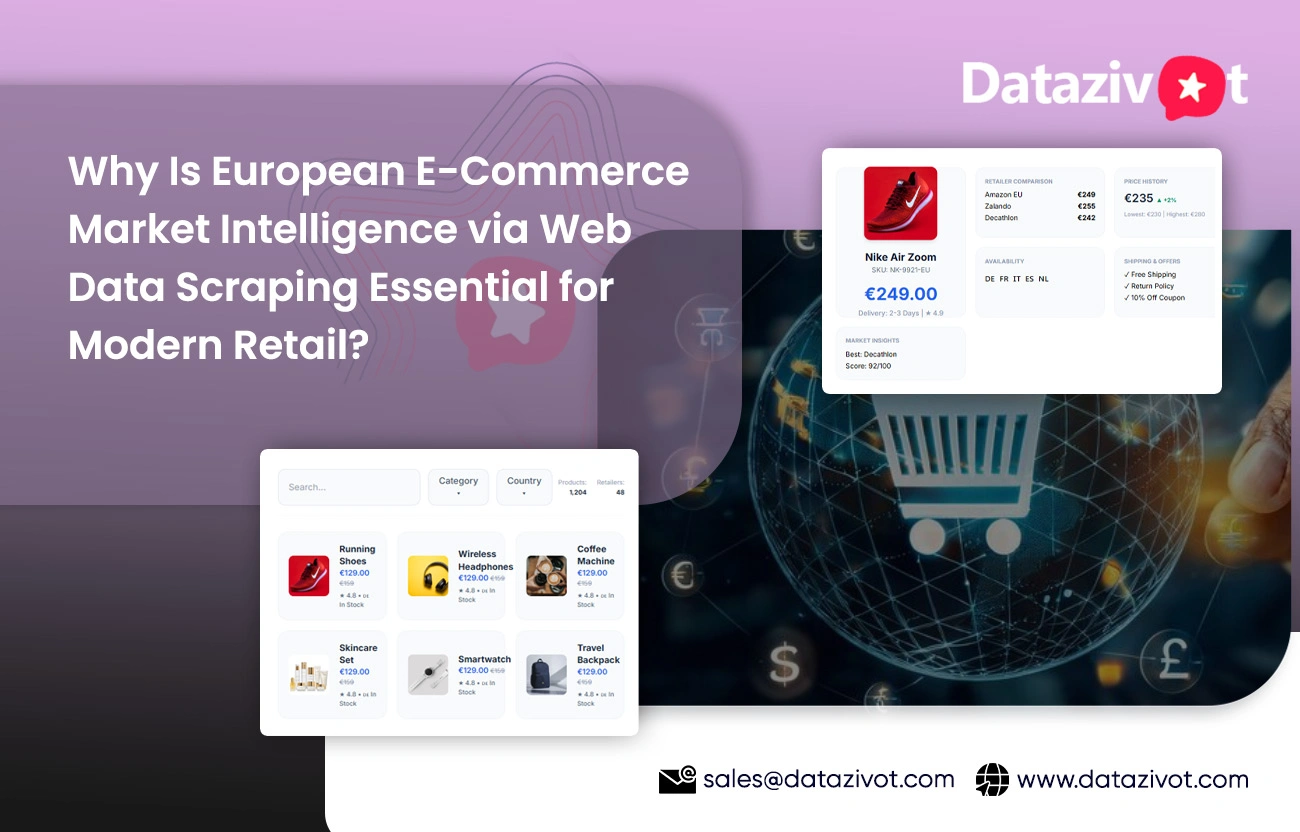Why Is European E-Commerce Market Intelligence via Web Data Scraping Essential for Modern Retail?
