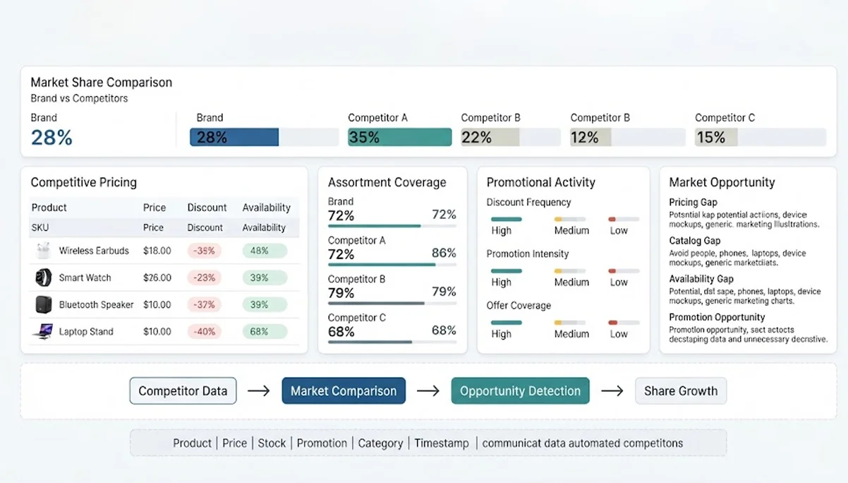 Converting Market Comparisons Into Measurable Share Growth
