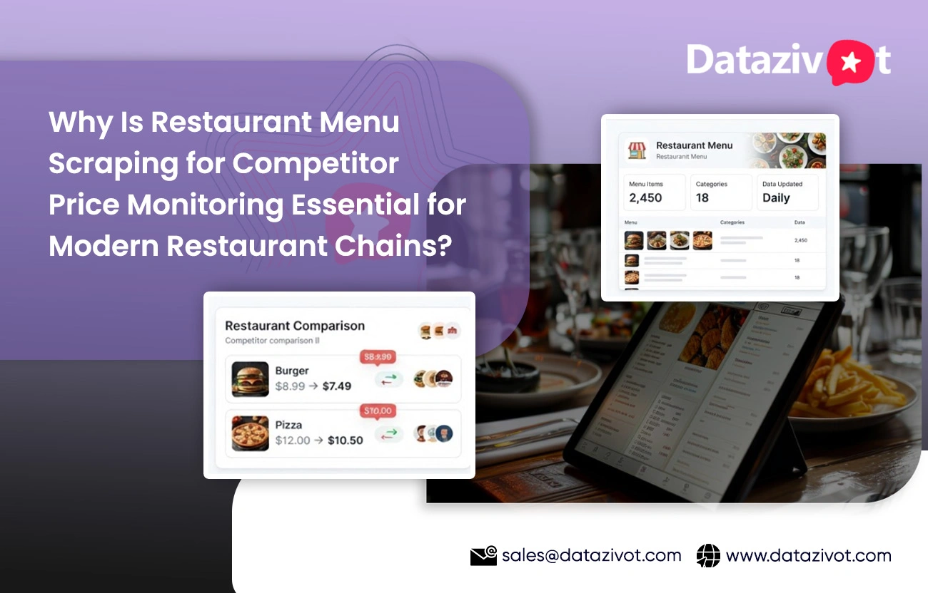 Why Is Restaurant Menu Scraping for Competitor Price Monitoring Essential for Modern Restaurant Chains?
