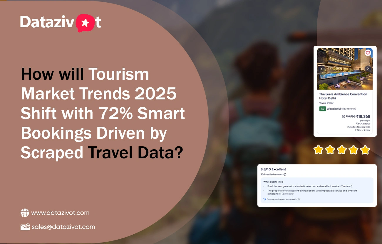 How will Tourism Market Trends 2025 Shift with 72% Smart Bookings Driven by Scraped Travel Data