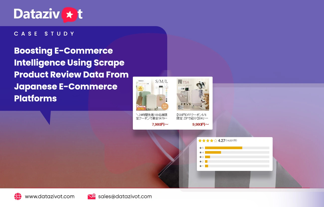 Boosting E-Commerce Intelligence Using Scrape Product Review Data From Japanese E-Commerce Platforms