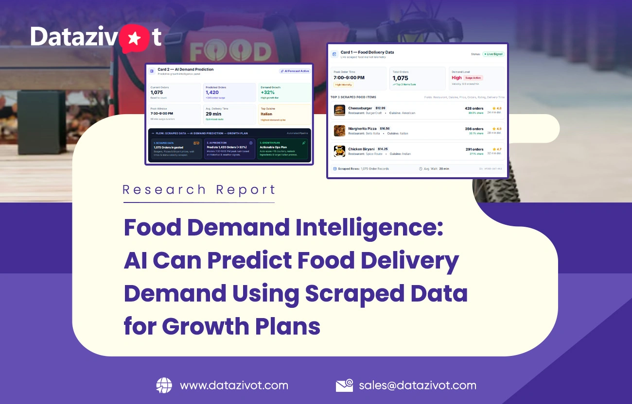 AI Can Predict Food Delivery Demand Using Scraped Data