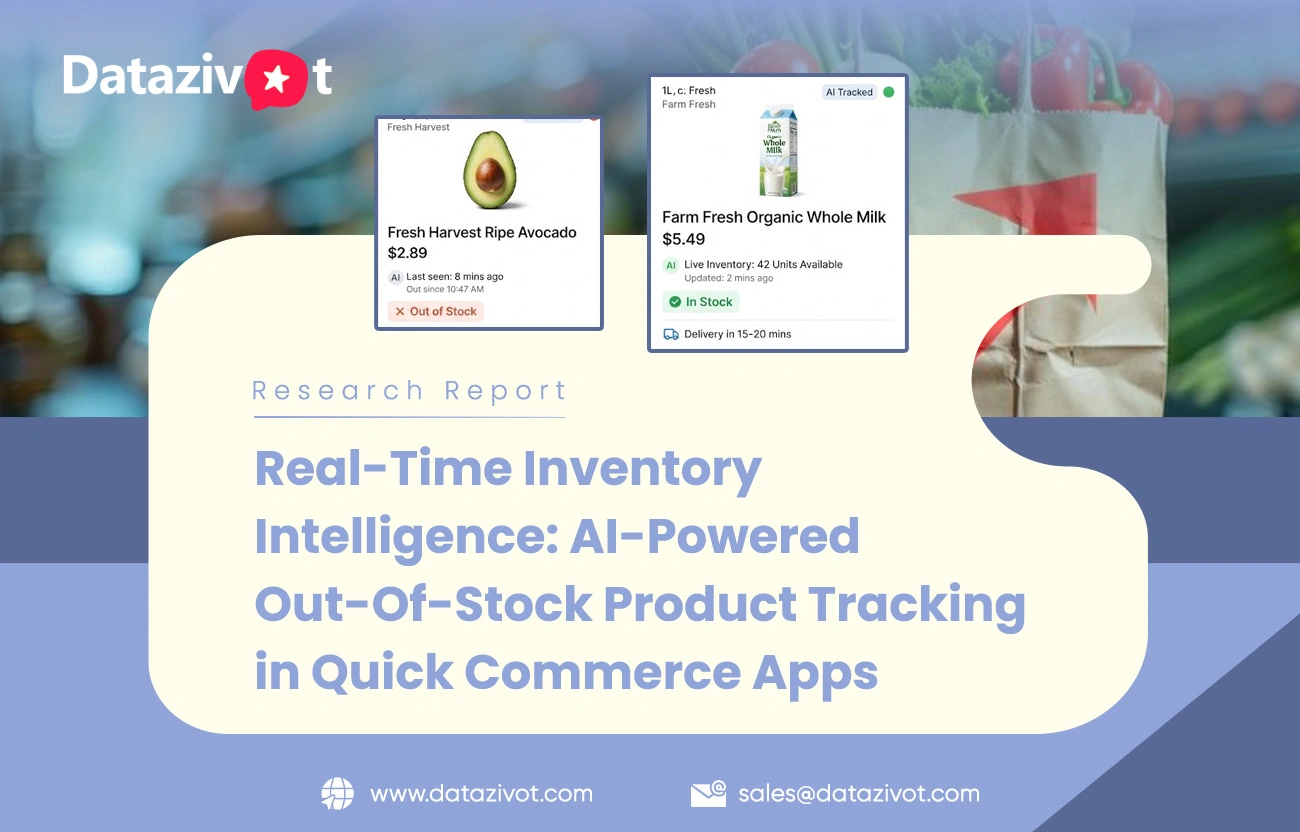 Real-Time Inventory Intelligence: AI-Powered Out-Of-Stock Product Tracking in Quick Commerce Apps