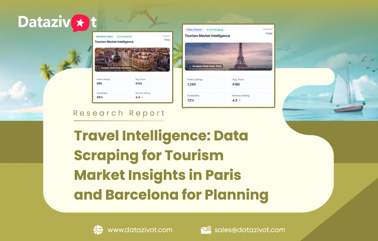 Data Scraping for Tourism Market Insights in Paris and Barcelona