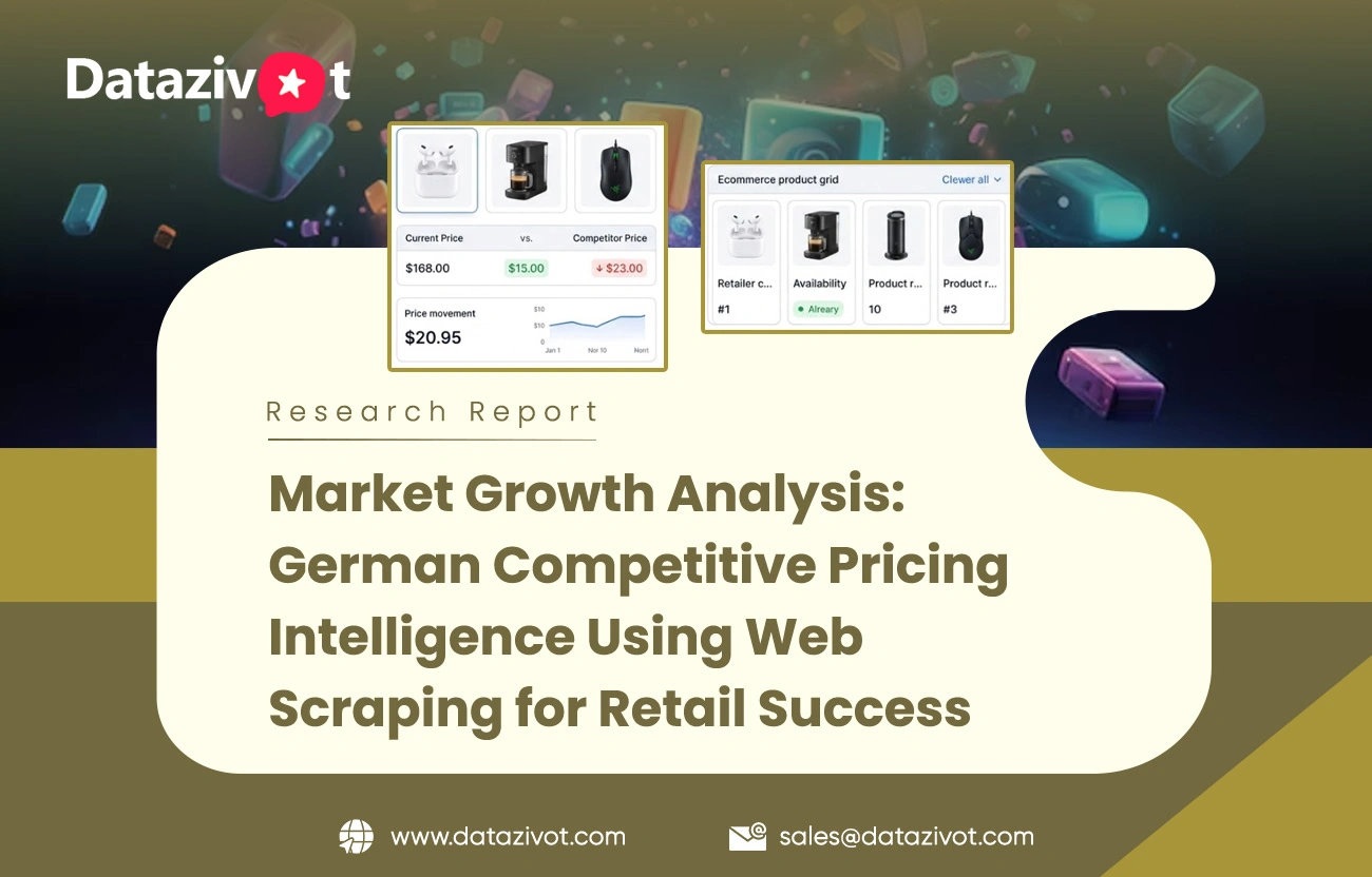 Market Growth Analysis: German Competitive Pricing Intelligence Using Web Scraping for Retail Success