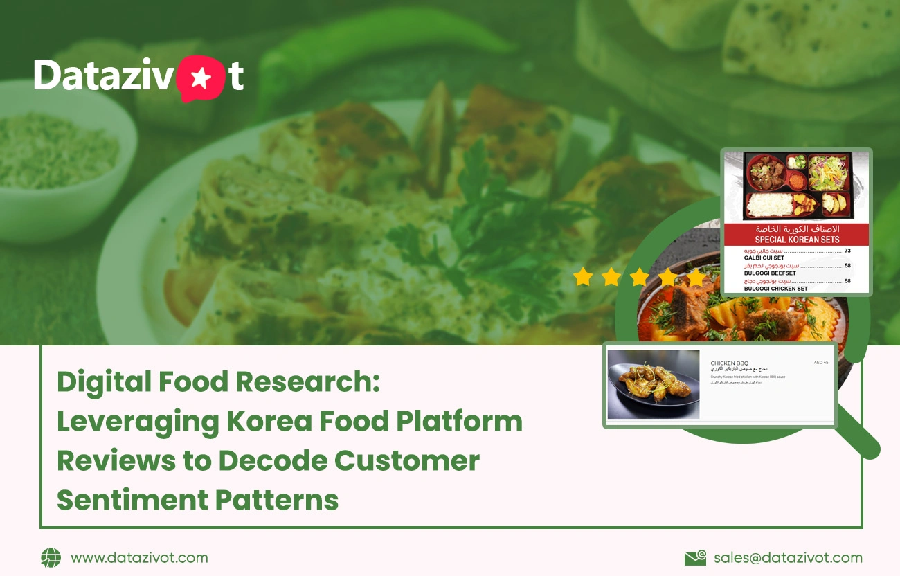Leveraging Korea Food Platform Reviews to Decode Customer Sentiment Patterns