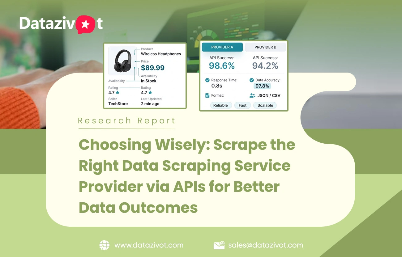 Choosing Wisely: Scrape the Right Data Scraping Service Provider via APIs for Better Data Outcomes